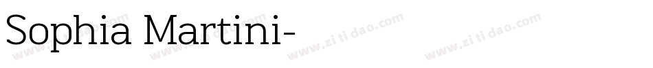 Sophia Martini字体转换